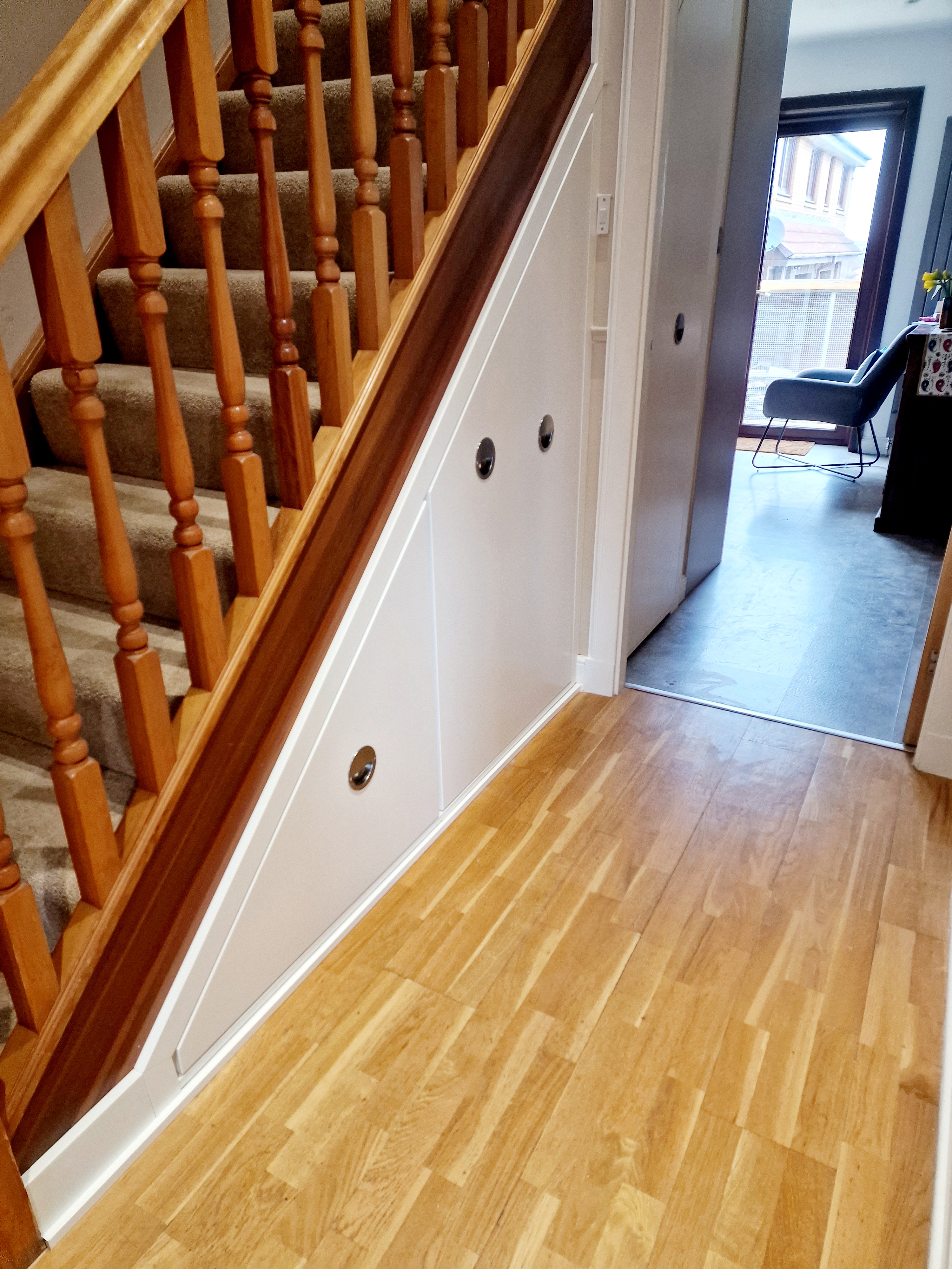 Understairs Storage - Hallway Entrance View