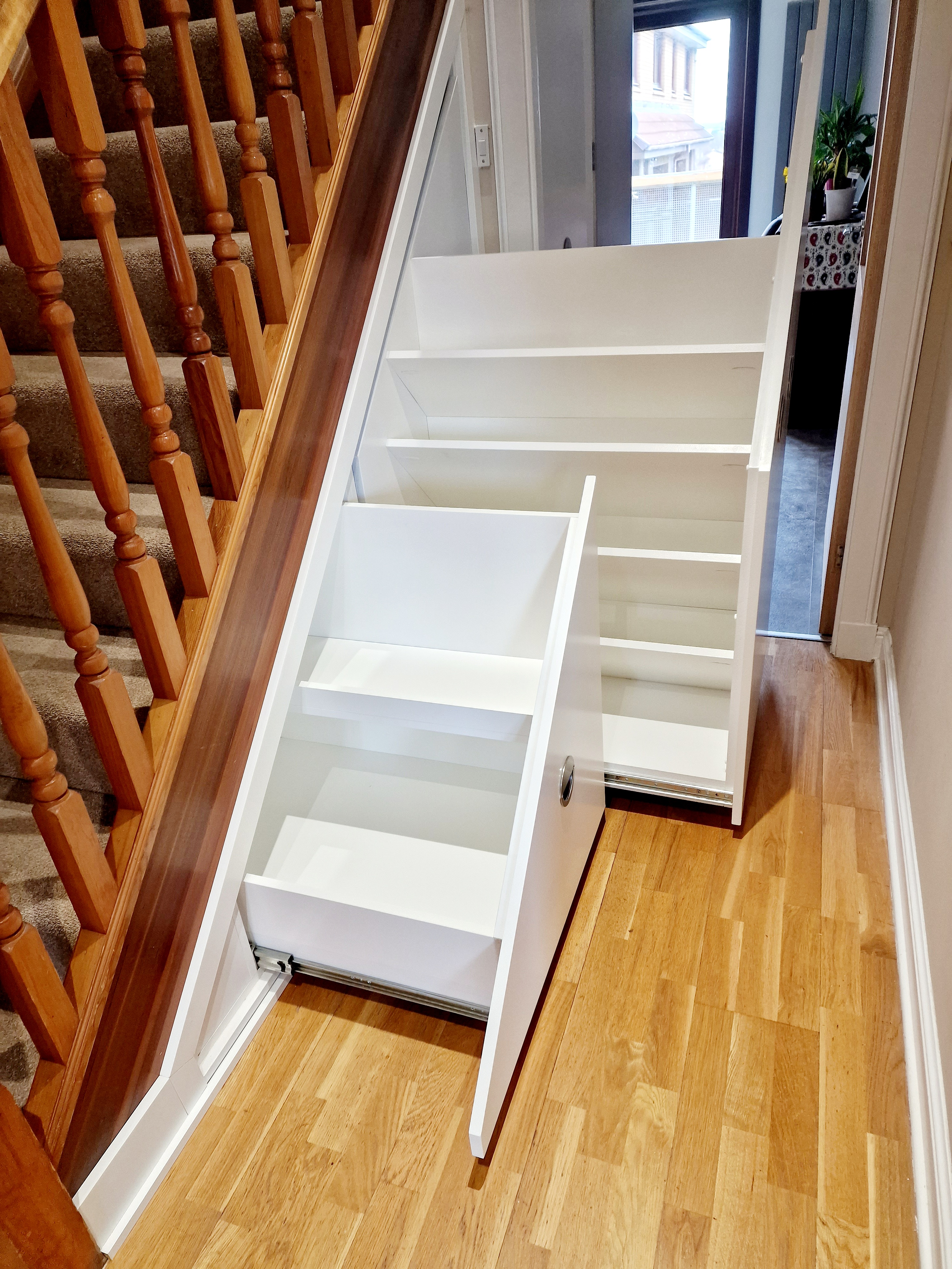 Understairs Storage - Interior Compartments