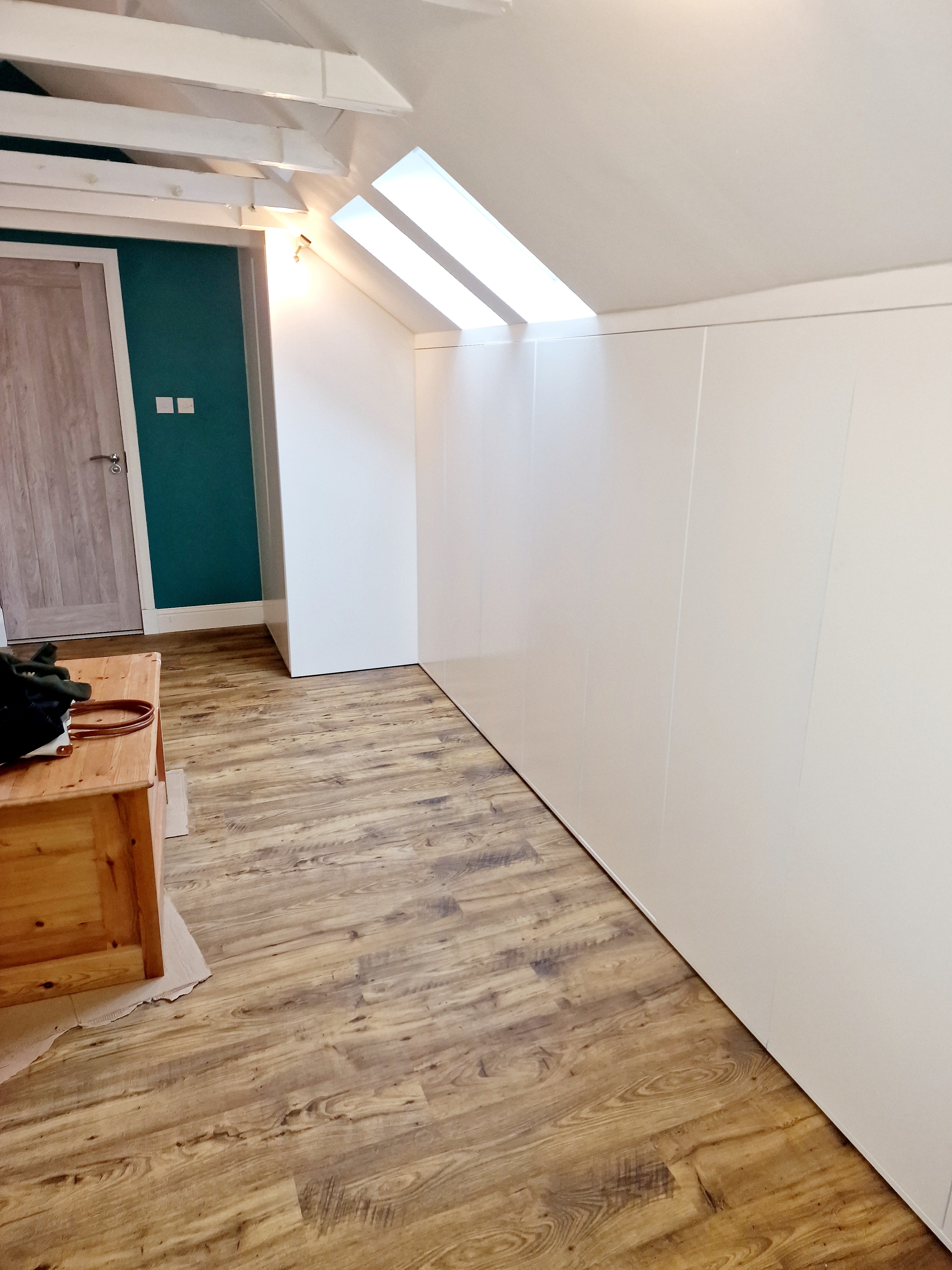 Attic Wardrobe - Sloped Ceiling Installation