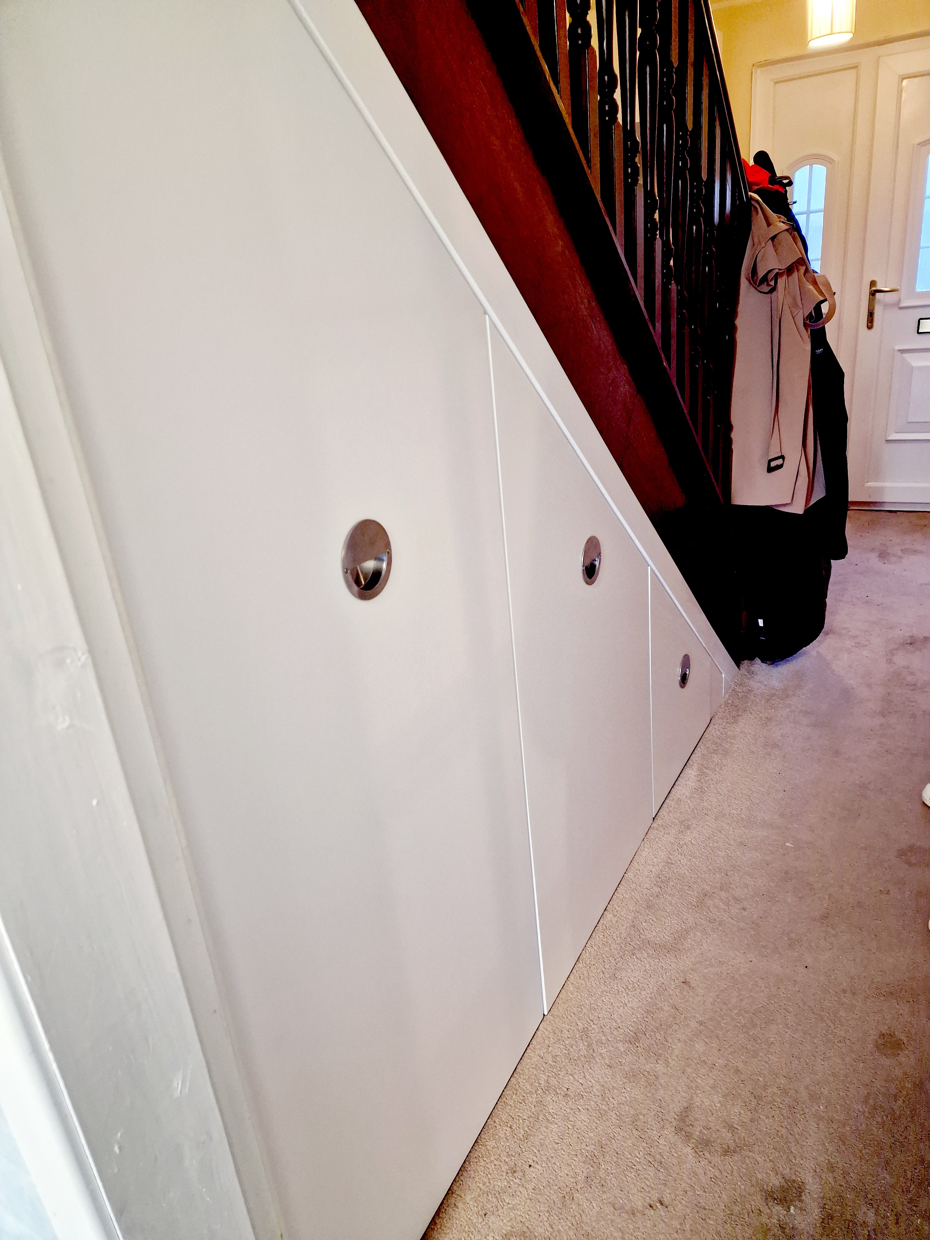 Understairs Storage - Hallway Coat Hooks