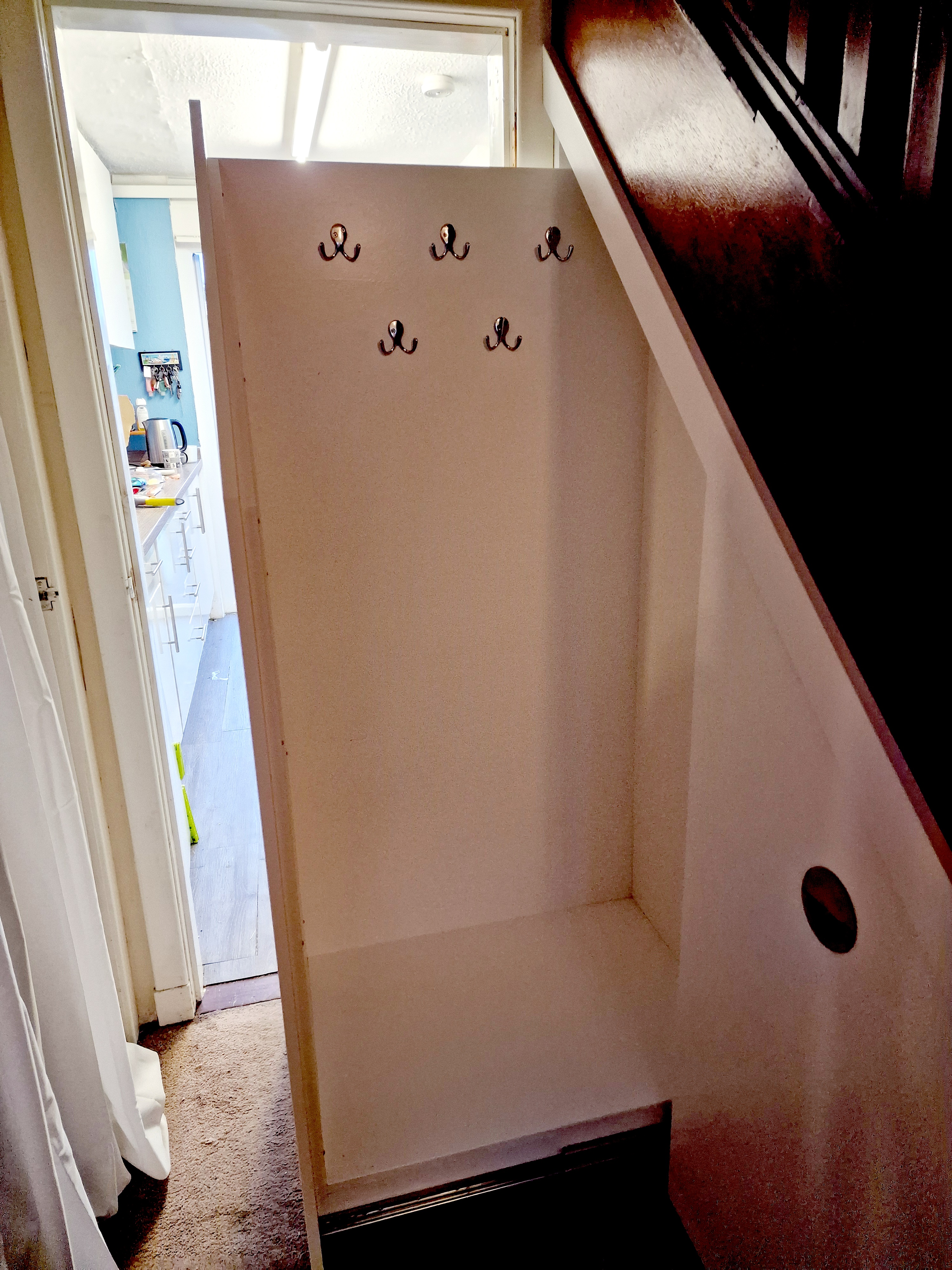 Understairs Storage - Open Interior View