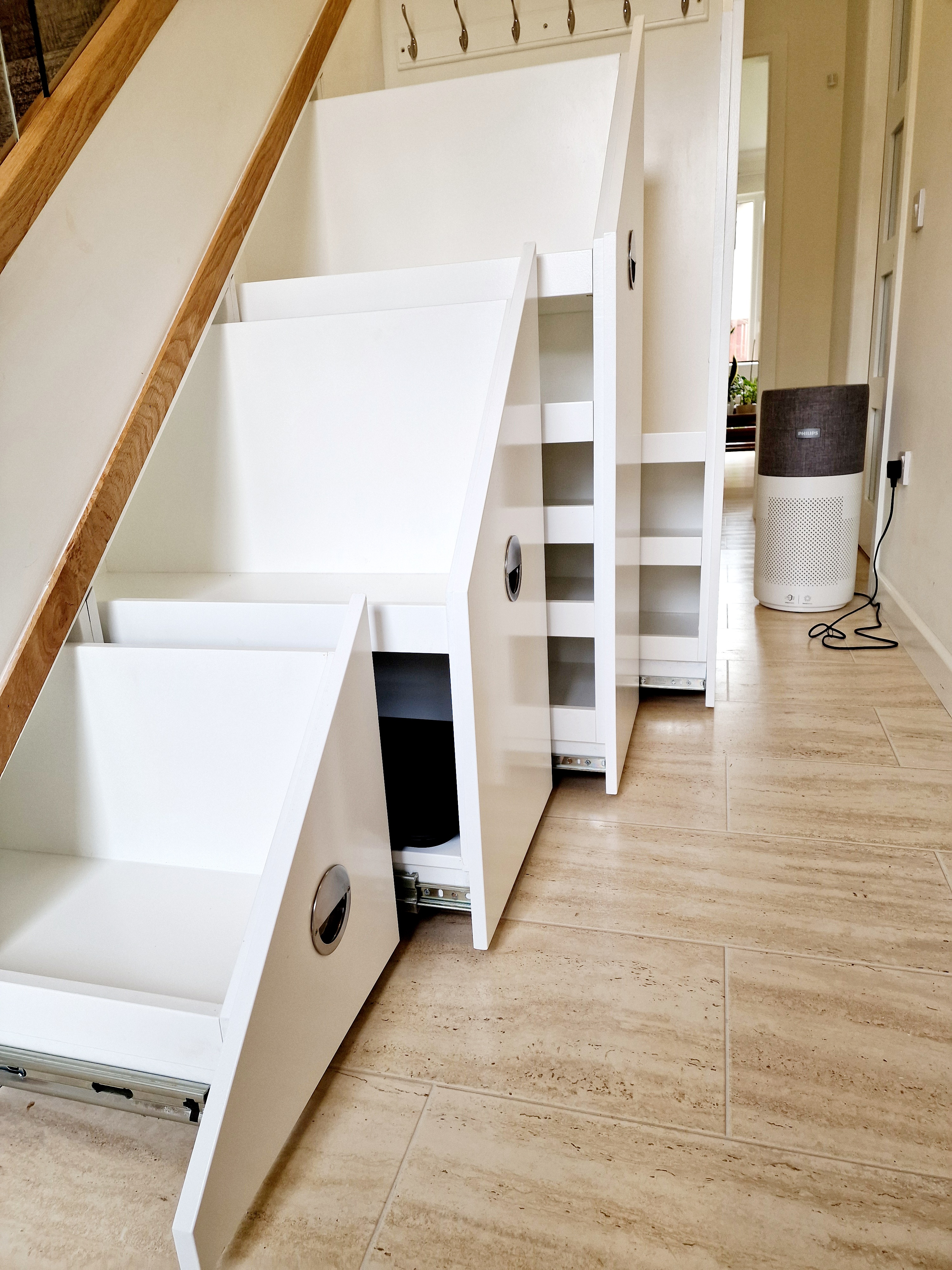 Understairs Storage - Drawer and Shelf Configuration