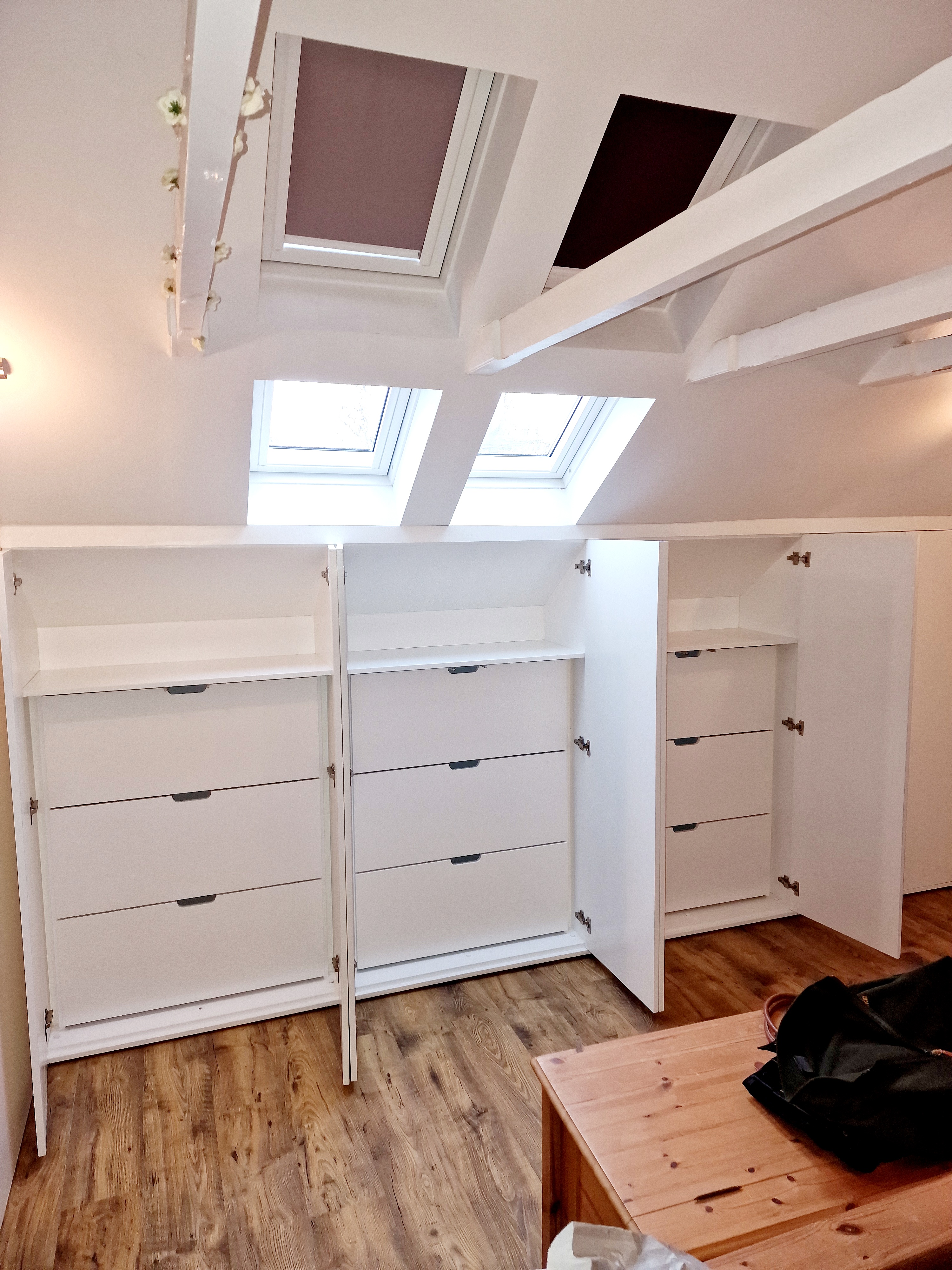 Attic Wardrobe - Multi-Unit Bedroom Installation