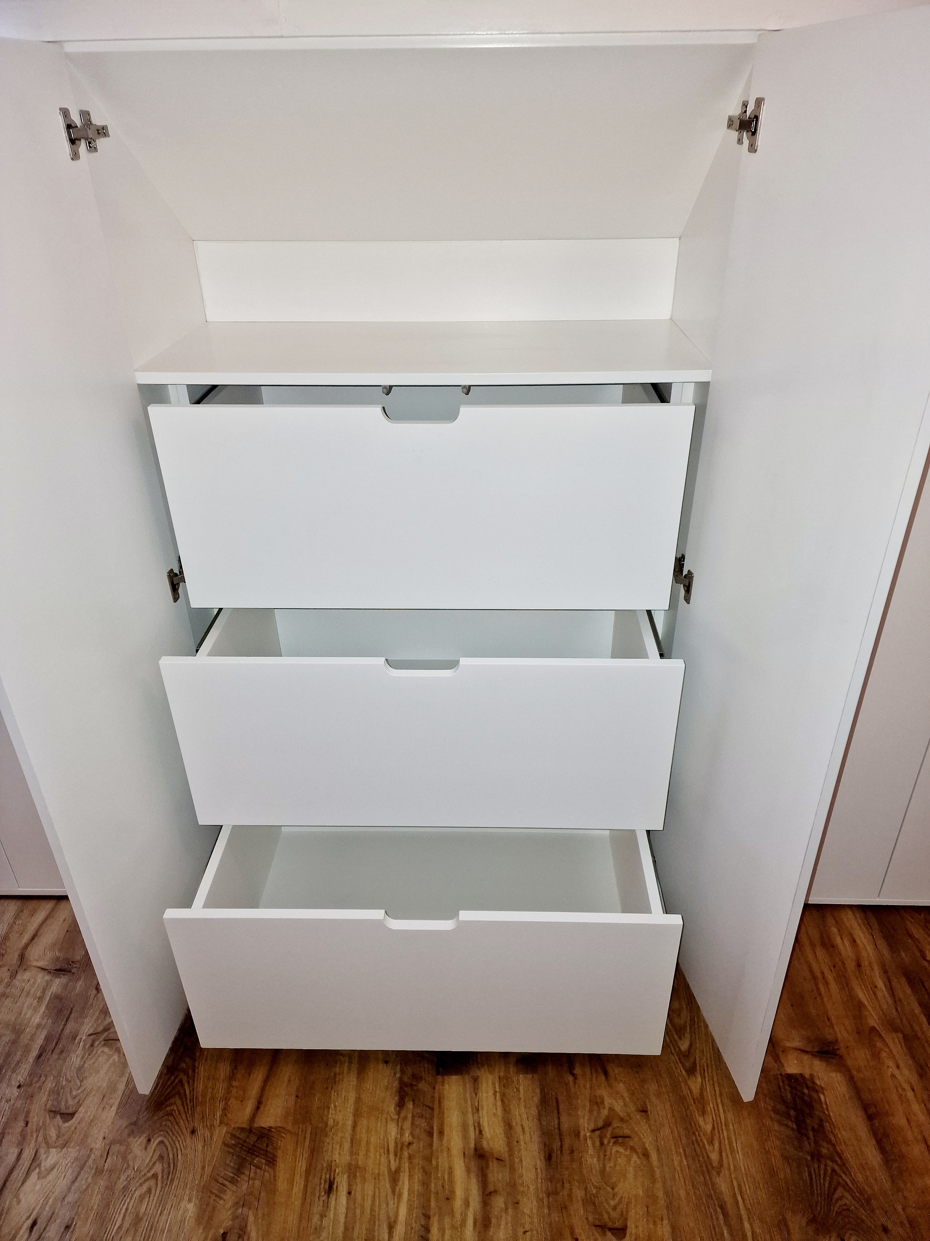 Attic Wardrobe - Soft-Close Drawer System