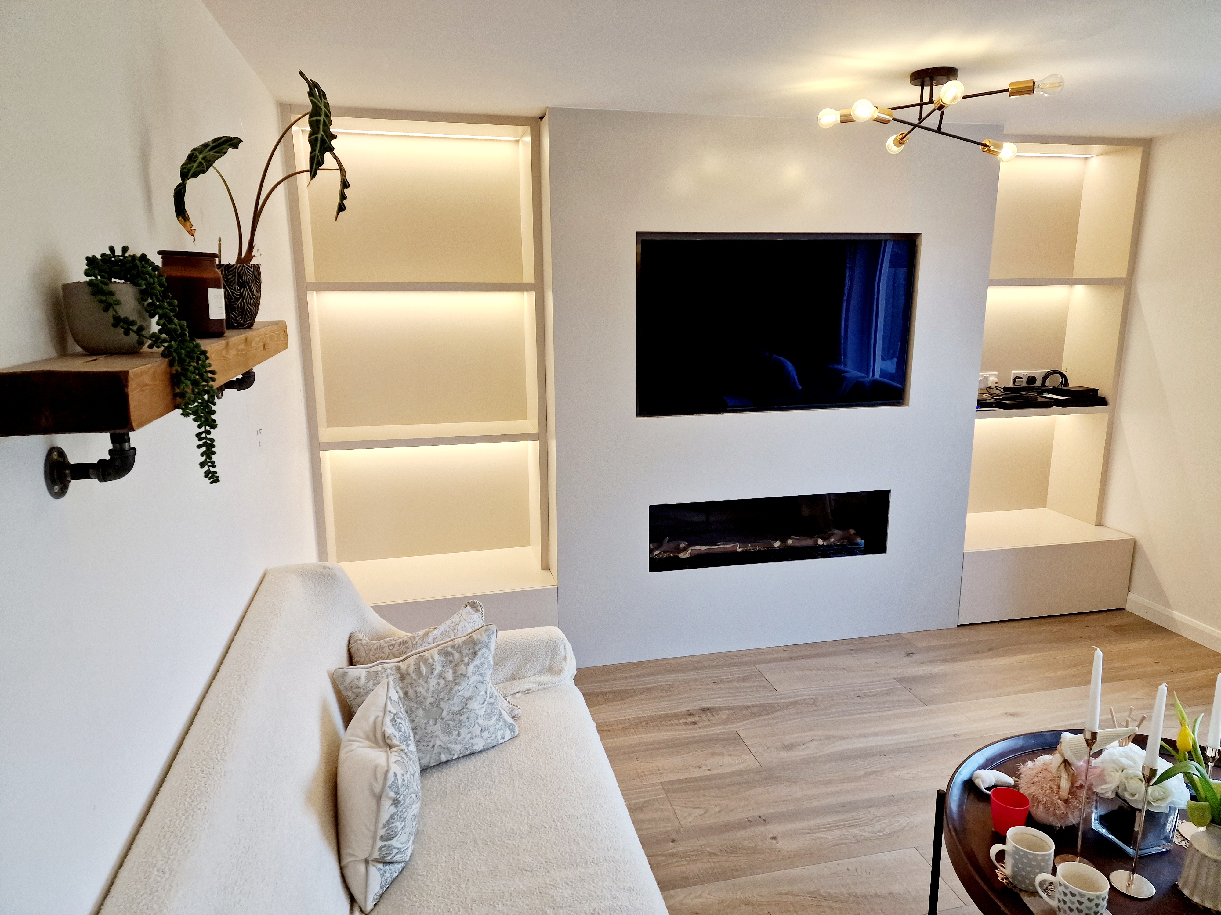 Media Wall - Styled with Accessories