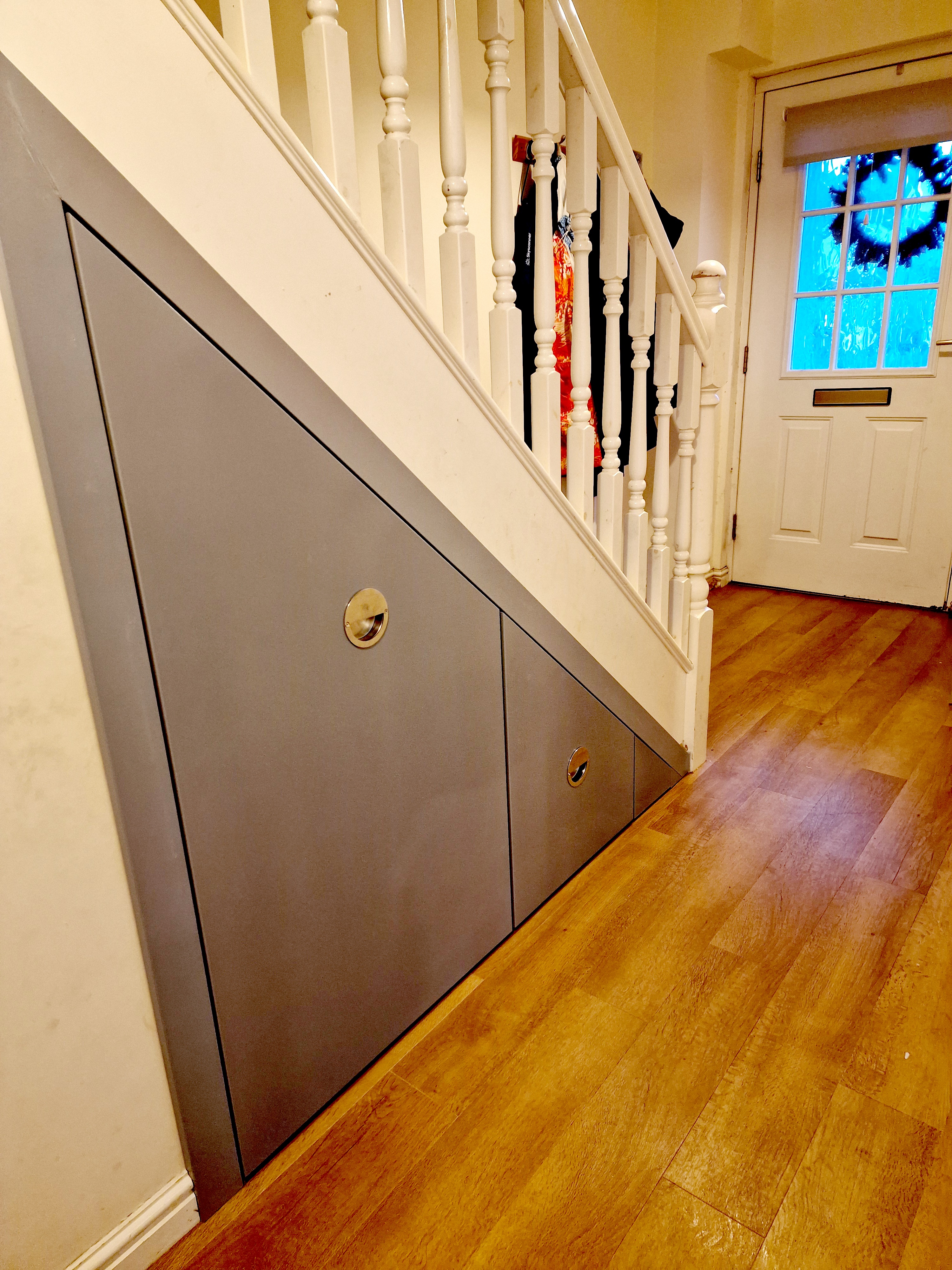Understairs Storage - Dark Grey Drawers