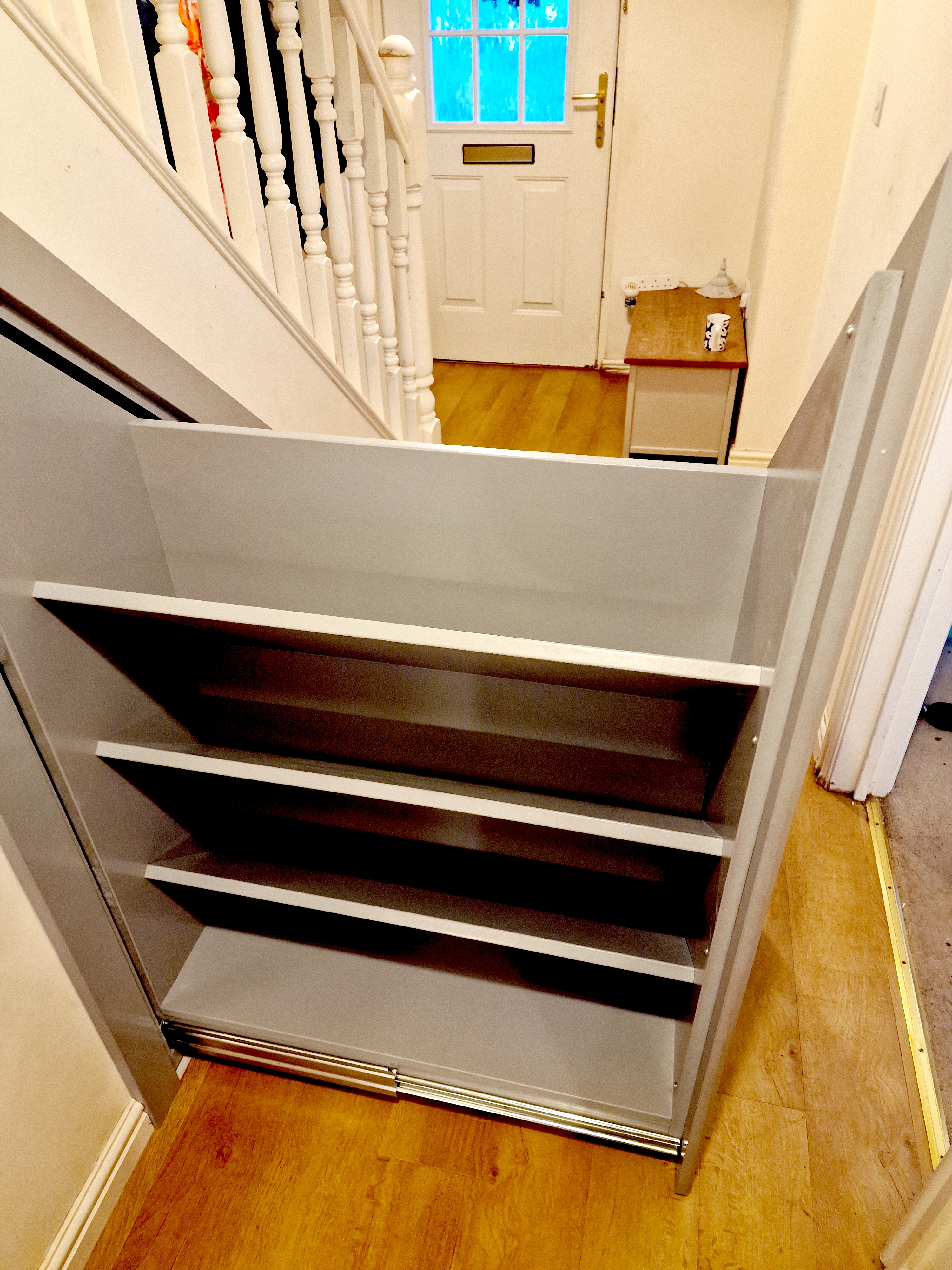 Understairs Storage - Open Shelving